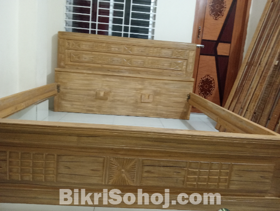 সেগুন কাঠের খাট